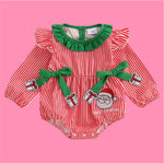 Load image into Gallery viewer, Santa’s Little Gift Romper
