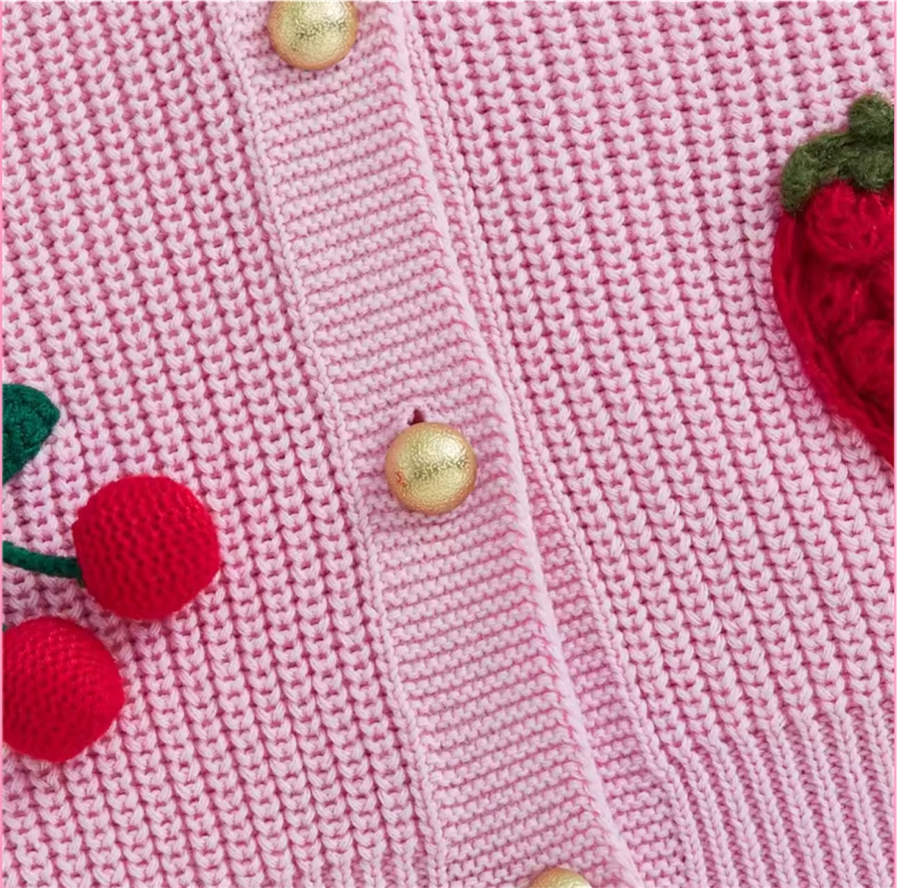 Sweet Berry Knit Cardigan